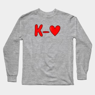 K Heart, K Love Korean Love Long Sleeve T-Shirt